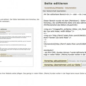 Ein einfacher Editor mit Markdown